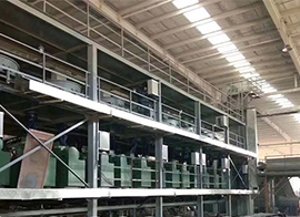 有機肥對輥擠壓造粒機客戶現場