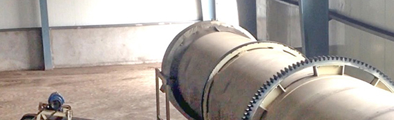 有機肥平模擠壓造粒機客戶現場