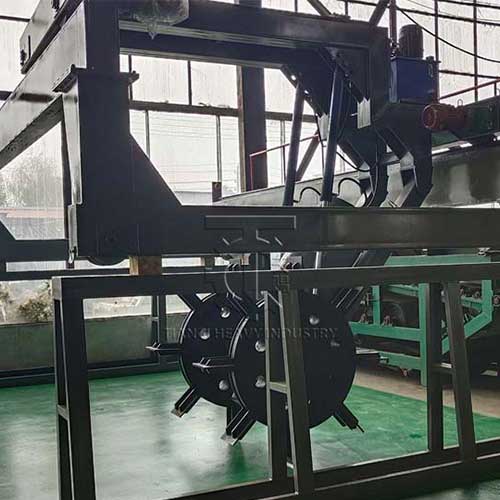 輪盤式翻拋機